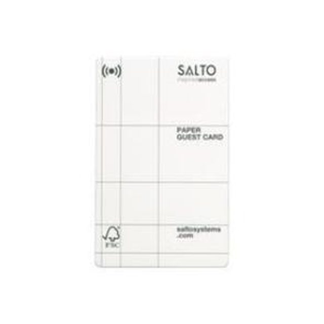 Paper Hotel Guest Key Card